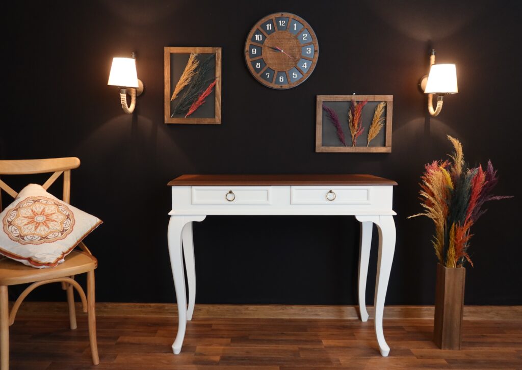 Wooding 120 Cm Masif Beyaz Ceviz Dresuar