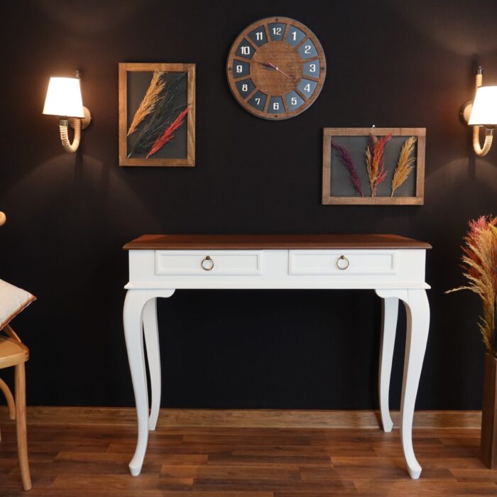 Wooding 120 Cm Masif Beyaz Ceviz Dresuar