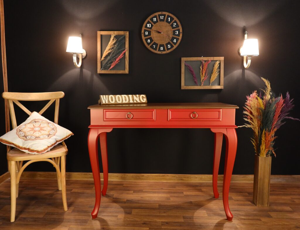 Wooding 100 Cm Masif Kırmızı Ceviz Dresuar