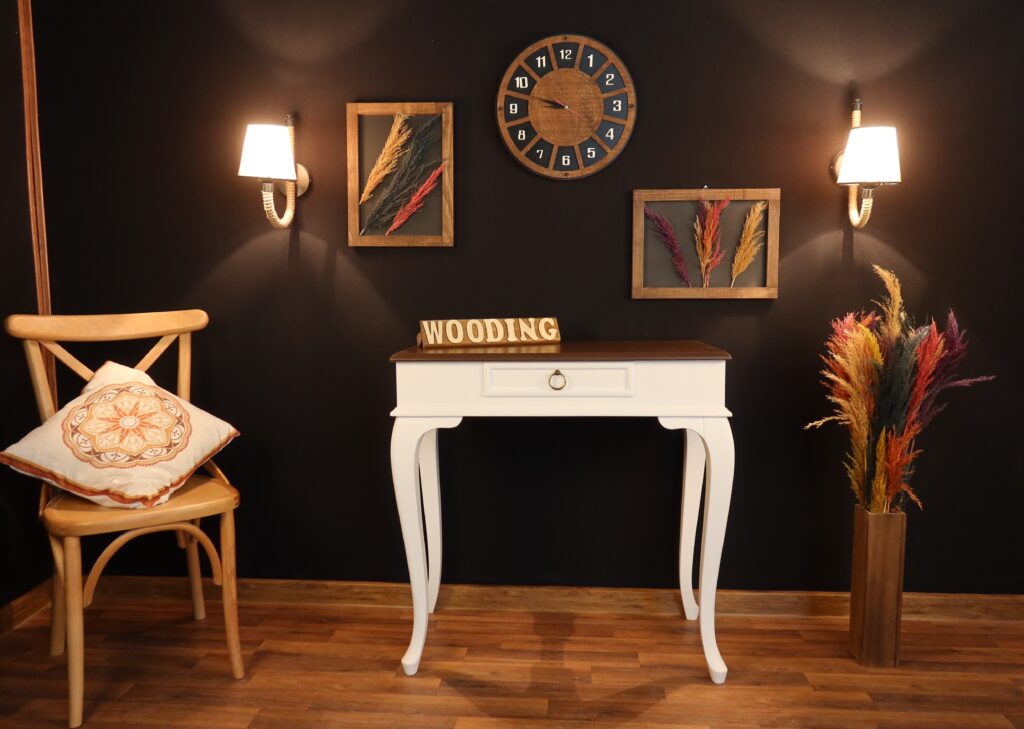 Wooding 80 Cm Masif Beyaz Ceviz Dresuar