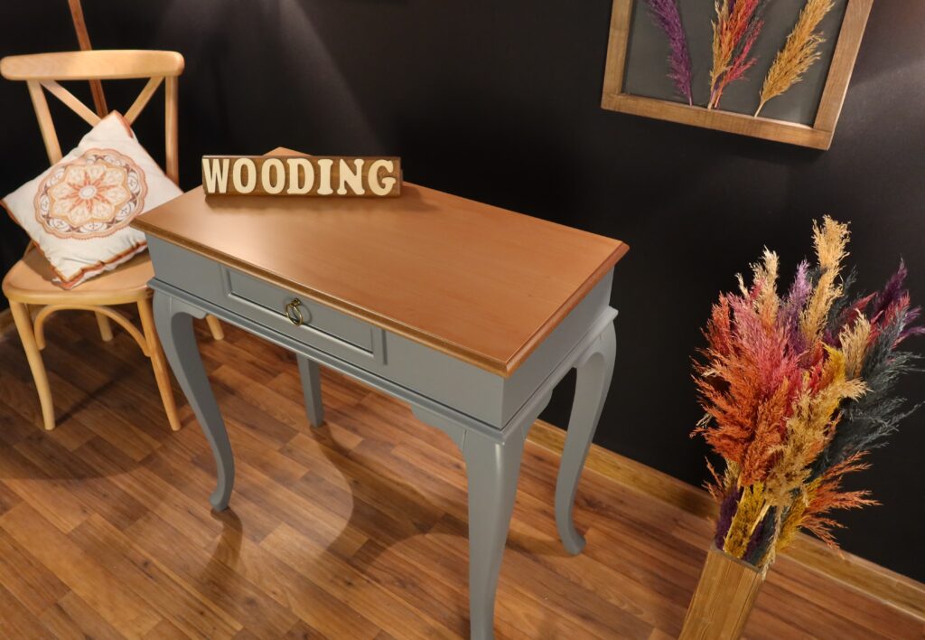 Wooding 80 Cm Masif Gri Naturel Dresuar - Görsel 4