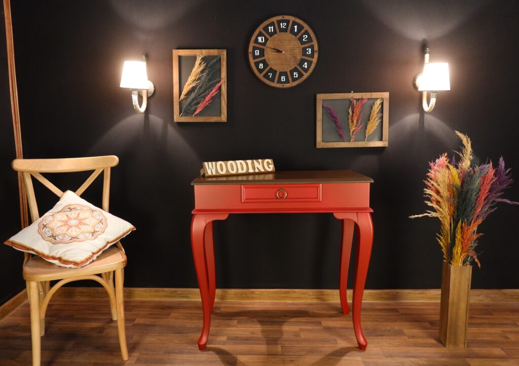 Wooding 80 Cm Masif Kırmızı Ceviz Dresuar