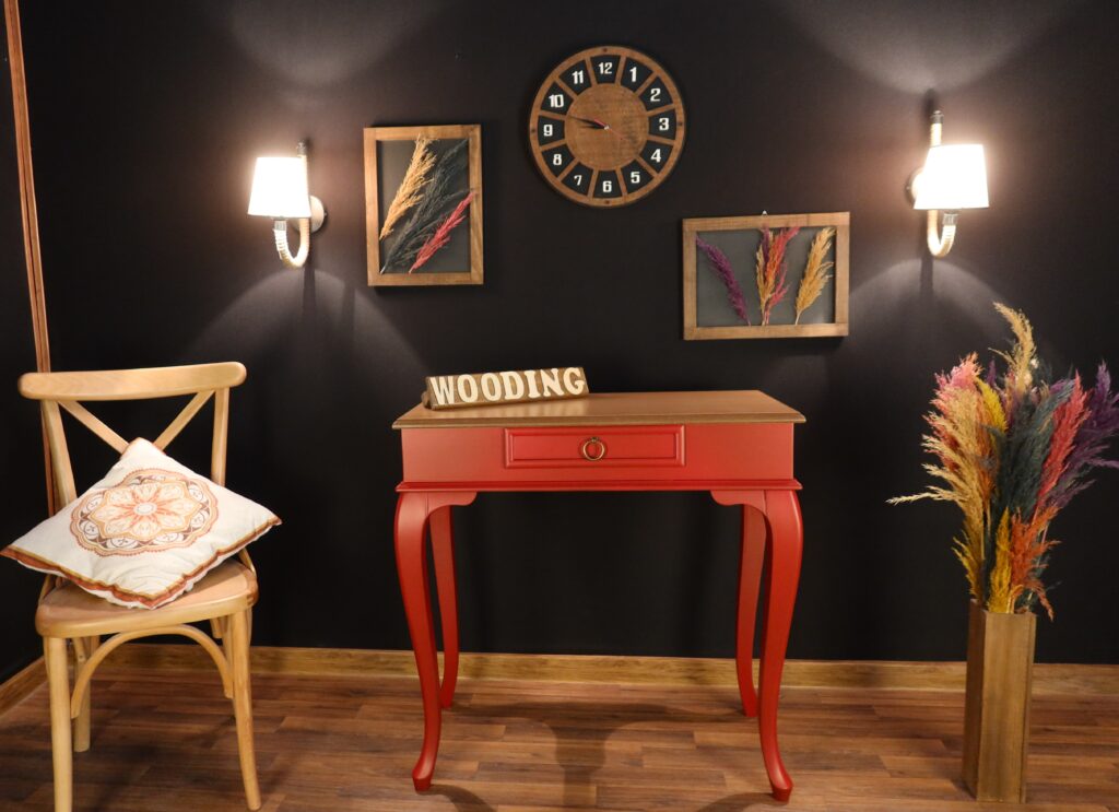 Wooding 80 Cm Masif Kırmızı Naturel Dresuar