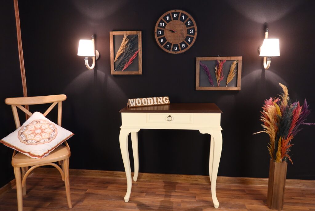 Wooding 80 Cm Masif Krem Ceviz Dresuar