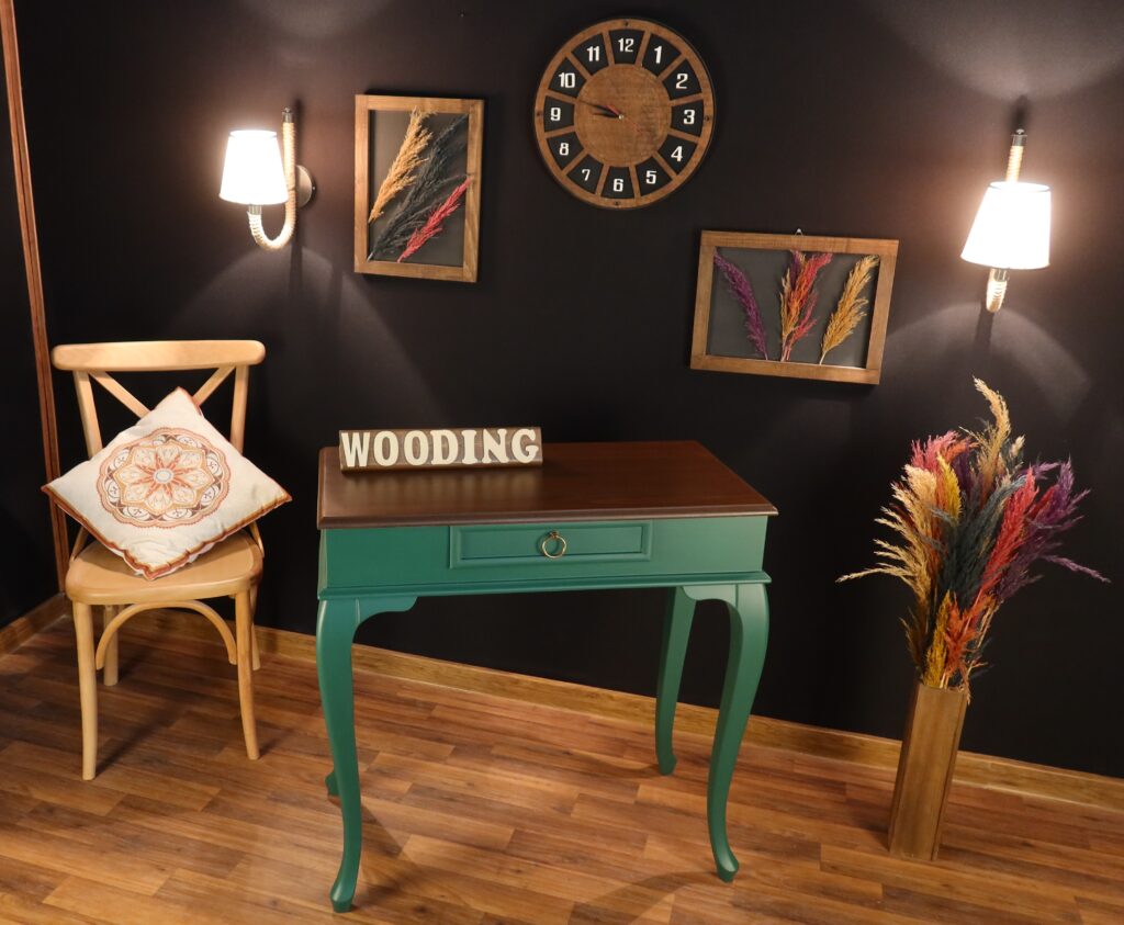 Wooding 80 Cm Masif Yeşil Ceviz Dresuar - Görsel 5