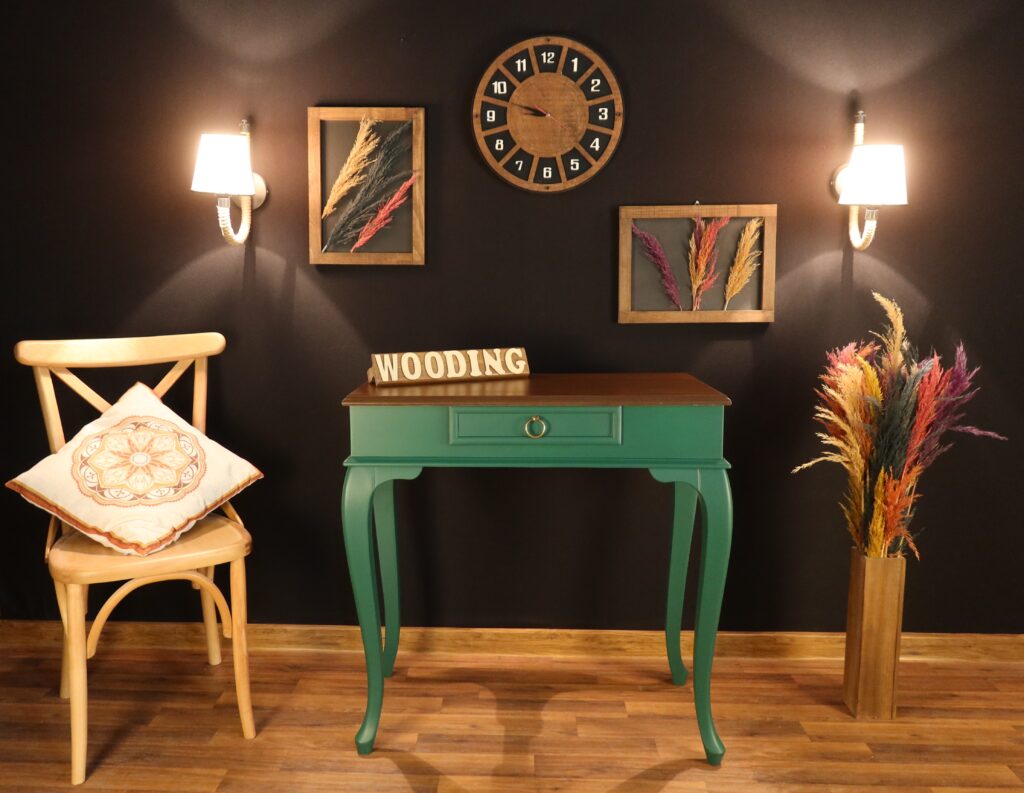 Wooding 80 Cm Masif Yeşil Ceviz Dresuar