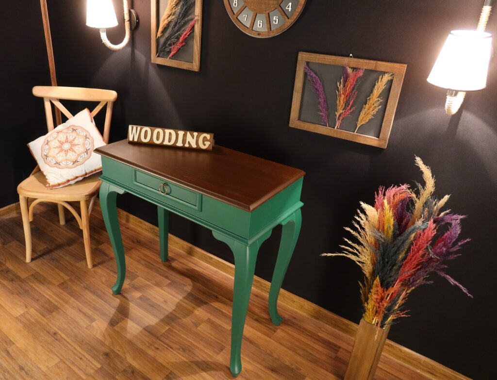 Wooding 80 Cm Masif Yeşil Ceviz Dresuar - Görsel 3