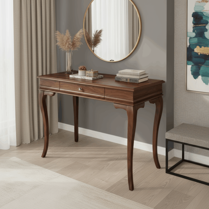 Wooding Mobilya 100 Cm Masif Rustik Ceviz Dresuar