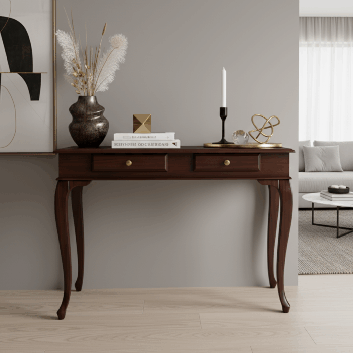 Wooding Mobilya 110 Cm Masif Lükens Ceviz Dresuar