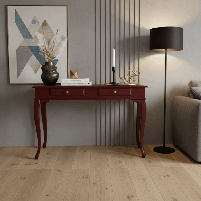 Wooding Mobilya 120 Cm Masif Lükens Bordo Çalışma Masası