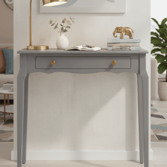 Wooding Mobilya 120 Cm Masif Konik Gri Dresuar