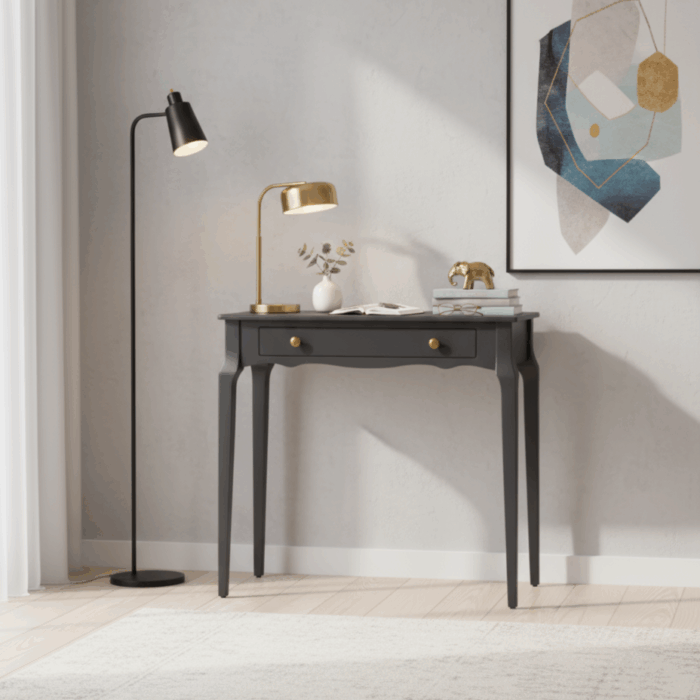 Wooding Mobilya 120 Cm Masif Konik Siyah Dresuar